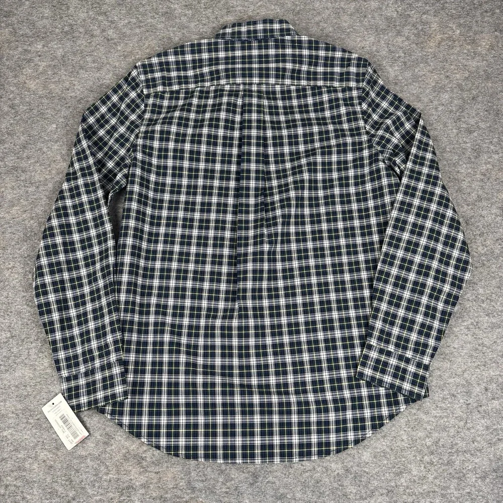 Ralph Lauren Button Down Shirt Long Sleeve Plaid Boys XL